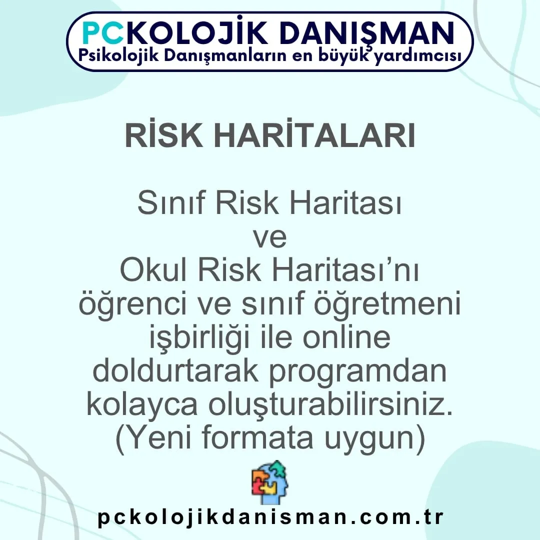 Sınıf Risk Haritası ve Okul Risk Haritası
